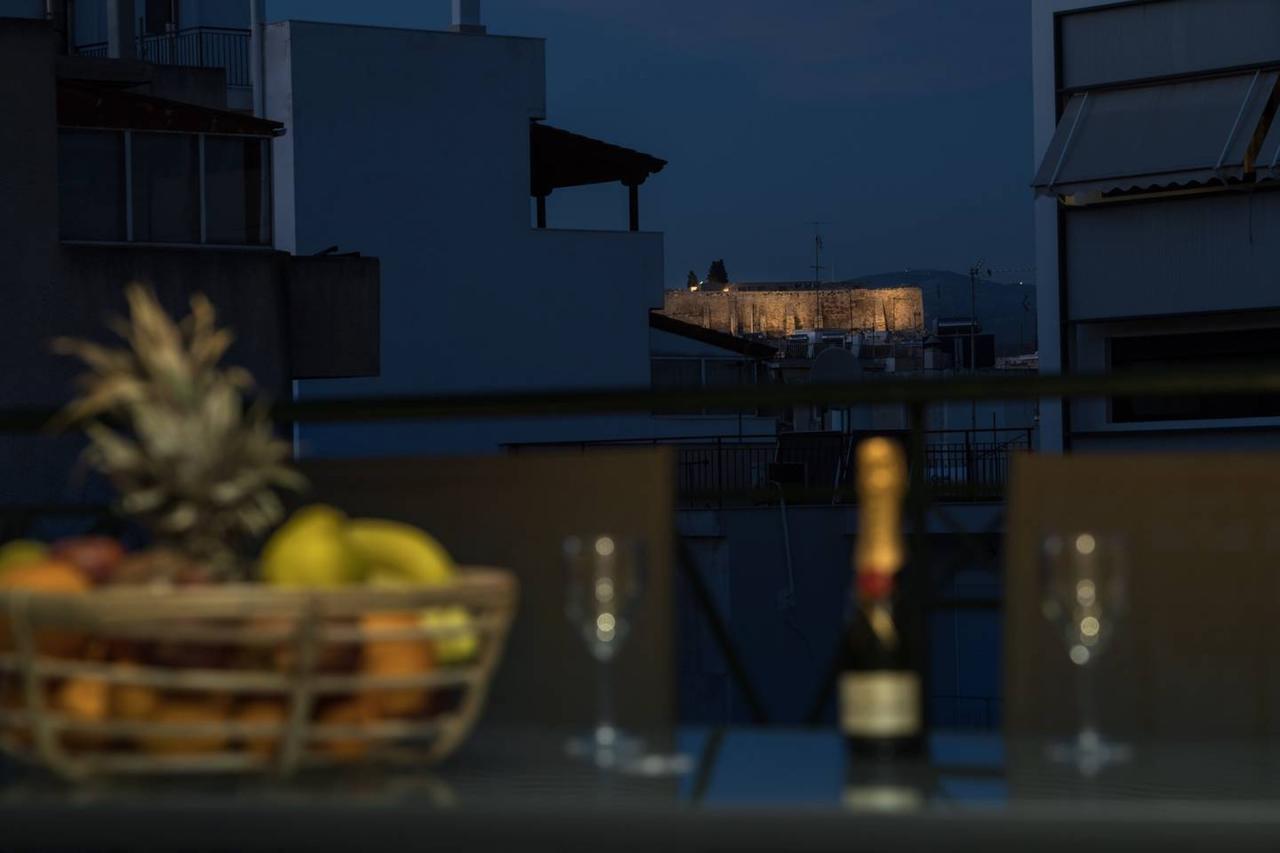 Penthouse With Acropolis View 8Ppl, 140Sqm Lägenhet Aten Exteriör bild