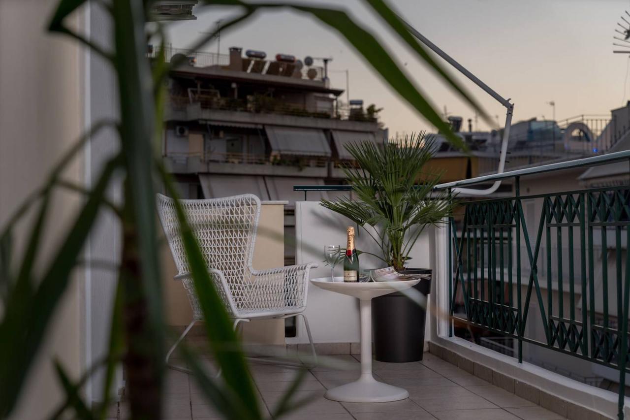 Penthouse With Acropolis View 8Ppl, 140Sqm Lägenhet Aten Exteriör bild